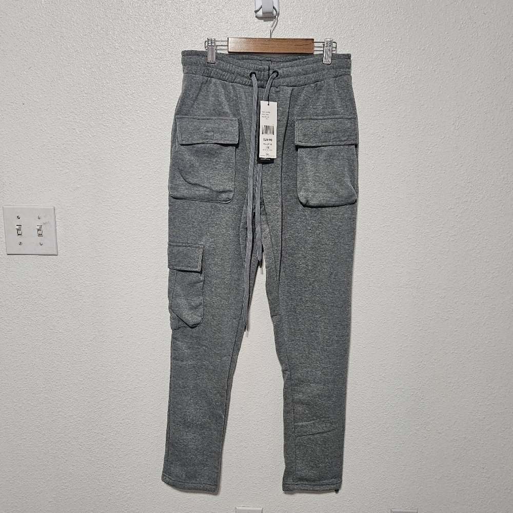 NWT Mens REASON Cargo Style Sweatpants Size Medium
